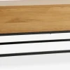 AABENRAAMesa de centro AABENRAA L110 tablero elevable color roble