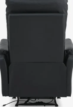 ABILDSKOVSillón reclinable ABILDSKOV eléctrico polipiel negro