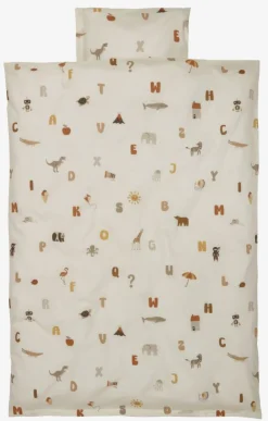 ASTAPLUSJuego funda nórdica para cuna ASTA 100x140 blanco
