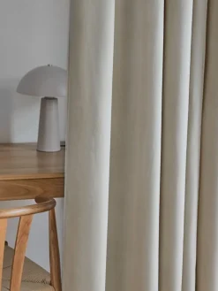 AUSTRACortina AUSTRA 1x140x300 terciopelo beis