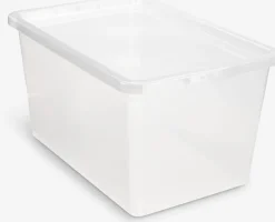 BASIC BOXCaja BASIC BOX 52L con tapa transparente