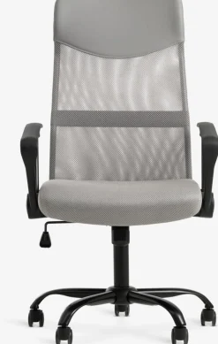 BILLUMSilla de oficina BILLUM malla gris/negro
