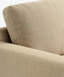 EGENSESofá EGENSE con chaise longue tela arena