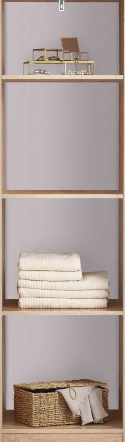 FANDRUPArmario FANDRUP 50x176 1 puerta color roble claro