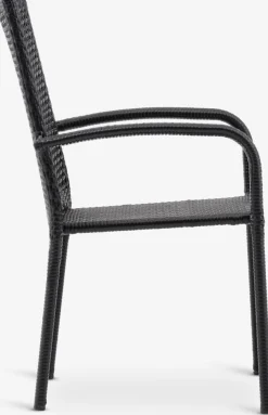 FUGLEBJERGSilla apilable FUGLEBJERG negro