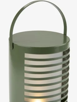HAVTERNELámpara a pilas HAVTERNE Ø16xA22cm verde oliva