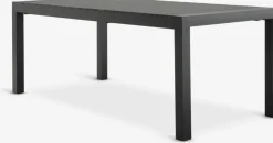 HESTEHAVE + GILJAMesa HESTEHAVE L205/275 negro + 4 sillas GILJA gris