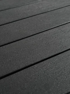 HESTEHAVE + LOMMAMesa HESTEHAVE L205/275 + 4 sillas LOMMA negro