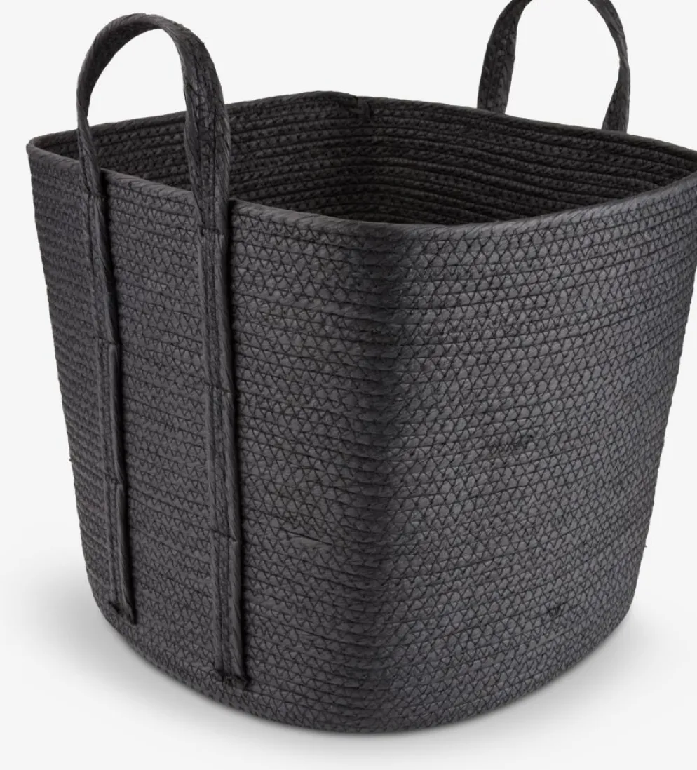 HJALTICesta HJALTI A37xL37xA32cm negro