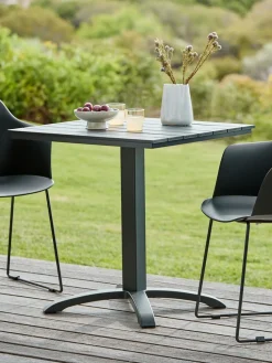 HOBROMesa de balcón HOBRO A70xL70 negro