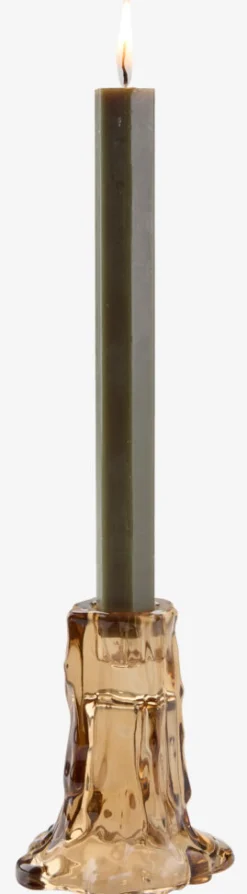 HOLMEVelas para candelabro HOLME A20cm oliva 4 unidades