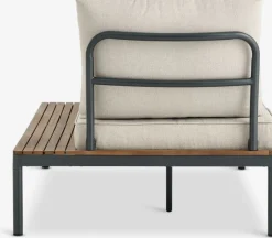 HOUConjunto jardín HOU con chaise longue 3 plazas madera dura