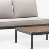 HOUConjunto muebles jardín HOU 2 plazas madera dura