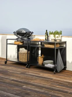 INDSLEVMesa de barbacoa INDSLEV A50xL90 negro