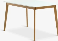 JEGINDMesa de comedor JEGIND 80x130 blanco/natural