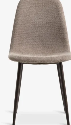 JONSTRUPSilla de comedor JONSTRUP tela beis/color roble oscuro