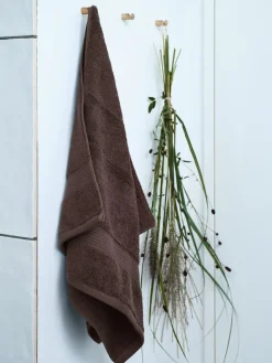 KARLSTADGOLDToalla de mano KARLSTAD 50x100 marrón oscuro