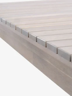 KOLLEN + GAMMELBYMesa KOLLEN L205 madera dura + 4 sillas GAMMELBY gris