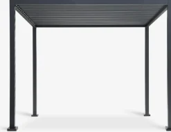 KONGEMOSEPérgola KONGEMOSE A3xL3xA2,36m negro