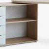 LANGAGEREscritorio LANGAGER 41-107x107-165 color roble claro/blanco