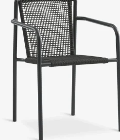 LANGET + KRISTIANSTADMesa LANGET L207 negro + 4 sillas KRISTIANSTAD verde