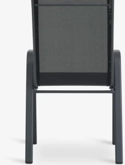 LEKNESSilla apilable LEKNES negro