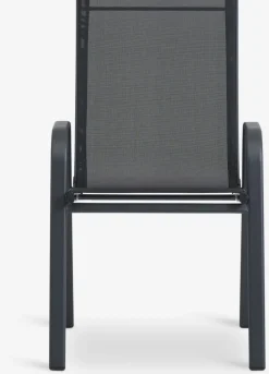 LEKNESSilla apilable LEKNES negro