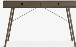 LINDVEDEscritorio LINDVED 48x120 2 cajones color roble oscuro