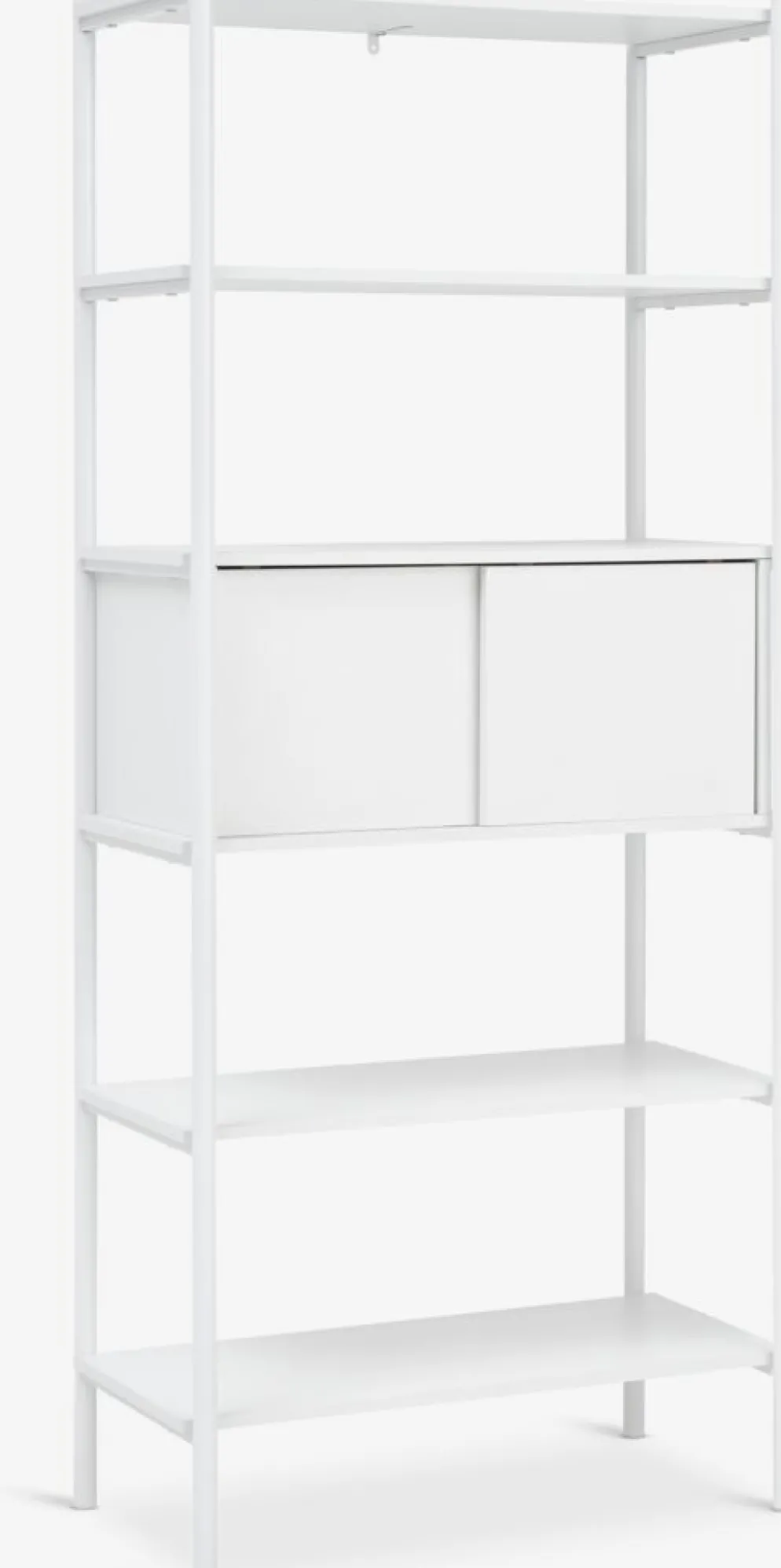LINDVEDEstantería LINDVED 6 estantes 2 puertas blanco
