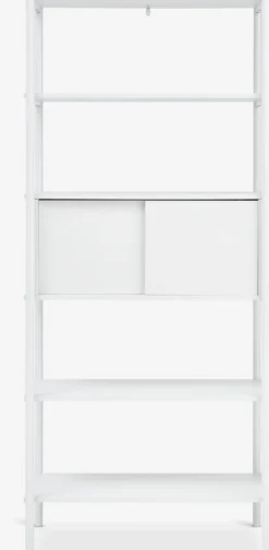 LINDVEDEstantería LINDVED 6 estantes 2 puertas blanco