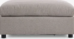LYBYMódulo de sofá LYBY chaise longue/puf tela arena
