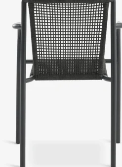 MADERUP + KRISTIANSTADMesa MADERUP L150 negro + 4 sillas KRISTIANSTAD verde