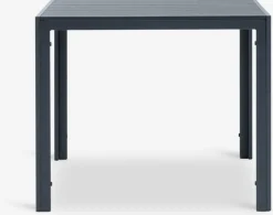 MADERUP + KRISTIANSTADMesa MADERUP L90 negro + 4 sillas KRISTIANSTAD verde