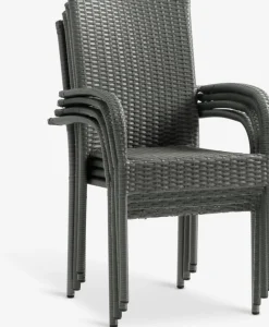 MARIELYST + GUDHJEMMesa MARIELYST L150 + 4 sillas GUDHJEM gris