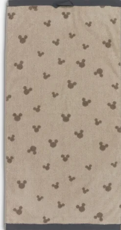 MICKEYGOLDToalla de mano jacquard MICKEY 50x100