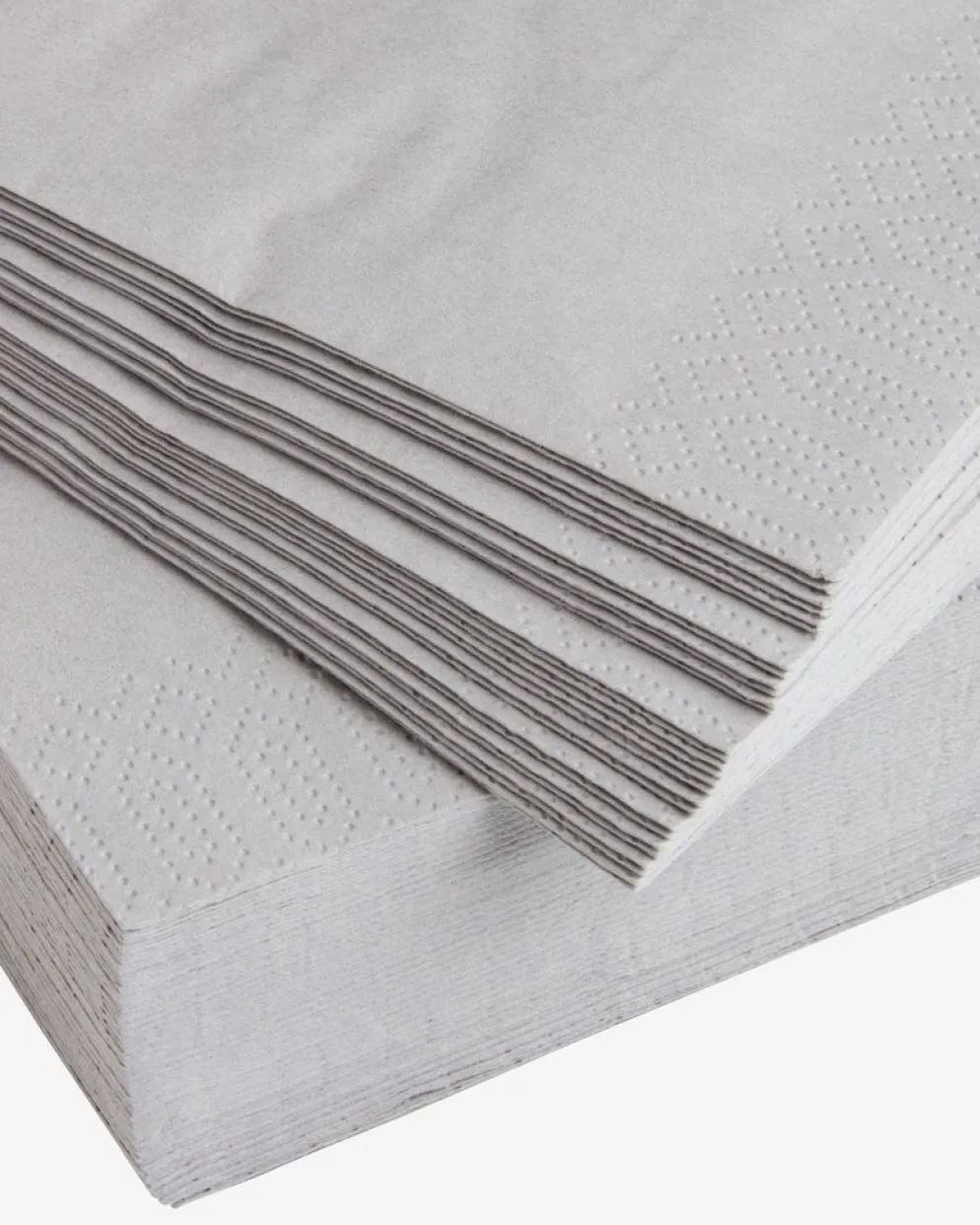 MOLTEServilletas de papel MOLTE gris 40x40 50 unidades
