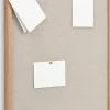 MOSEBYTablero de notas MOSEBY 50x70 5 chinchetas beis/roble