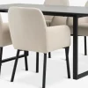 MOSELUND + SOTTRUPMesa MOSELUND L180 cerámica + 4 SOTTRUP beis/negro