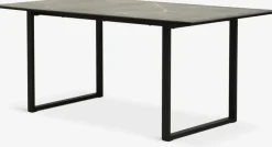 MOSELUNDMesa de comedor MOSELUND 90x180 cerámica negro