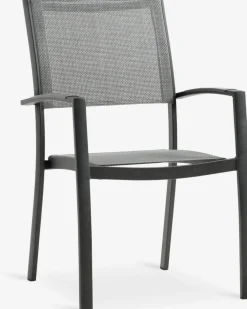 MOSS + STRANDBYMesa MOSS L214/315 + 4 sillas STRANDBY gris
