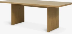 MUNKEBYMesa de comedor MUNKEBY 100x220 color roble cálido