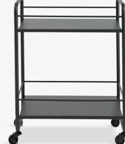NARUPCarrito NARUP 2 estantes negro