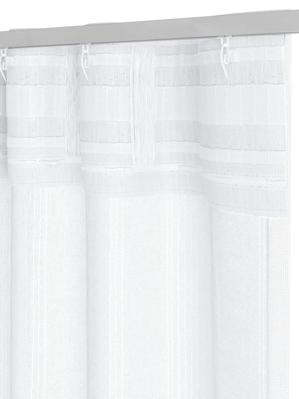 NELAUGCortina NELAUG 1x140x300 rayas blanco