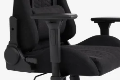 NIBESilla gaming NIBE tela negro/negro