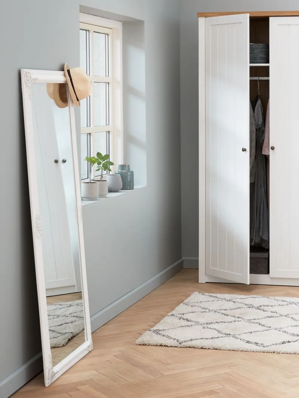 NORDBORGEspejo NORDBORG 72x162 blanco