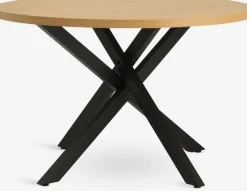 NORTOFTMesa de comedor NORTOFT Ø120 color roble cálido/negro