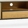 ODENSEMueble TV ODENSE 2 puertas 1 cajón color roble cálido/negro