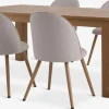 OLDE + THORUPMesa OLDE L200 roble natural + 4 sillas THORUP beis/roble
