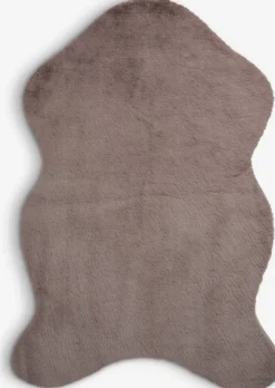 OXELAlfombra de pelo sintético OXEL 60x90 arena oscuro