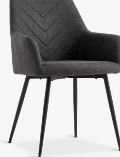 PURHUSSilla de comedor PURHUS gris/negro